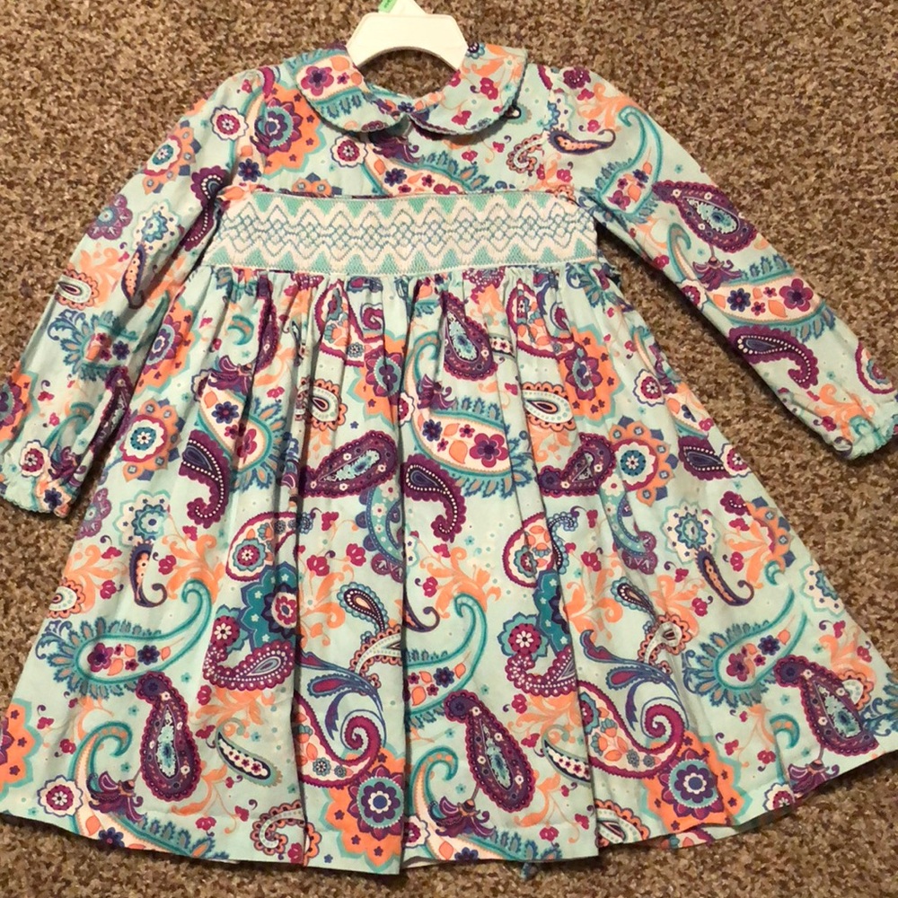 Paisley smock dress